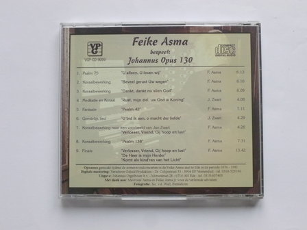 Feike Asma - Unieke Live opnames / Johannus opus 130