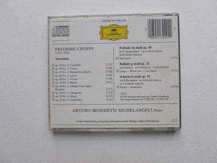 Arturo Benedetti Michelangeli - Recital Chopin