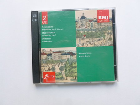Schubert - Symphony no. 9 / Beethoven - Symphony no. 7 / Szell, Colin Davis (2 CD)
