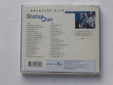 Status Quo - Greatest Hits and more (2 CD)