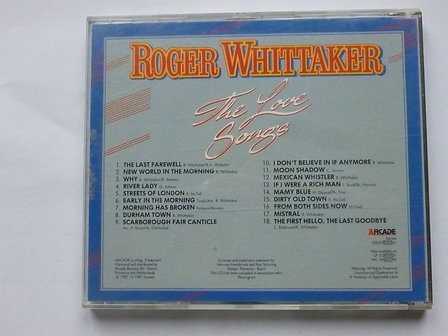 Roger Whittaker - The Love songs