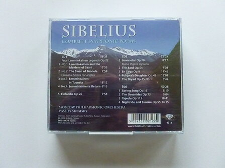 Sibelius - Complete Symphonic Poems (3 CD) Sinaisky