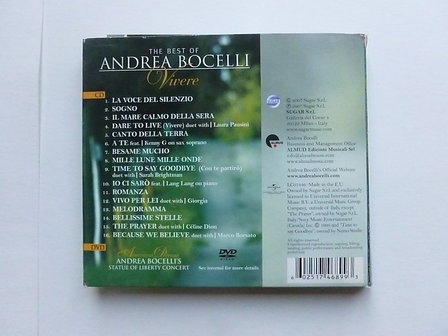 Andrea Bocelli - Vivere / The best of (CD + DVD)