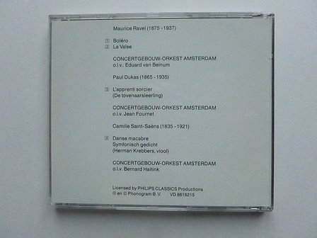 Ravel - Bolero / La Valse / Bernard Haitink / Eduard van Beinum