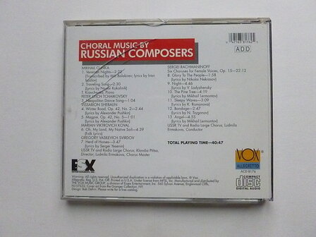 Choral Music by Russian Composers
