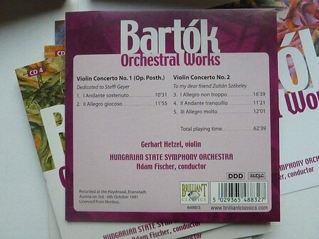 Bartok - Orchestral Works / Adam Fischer (5 CD)