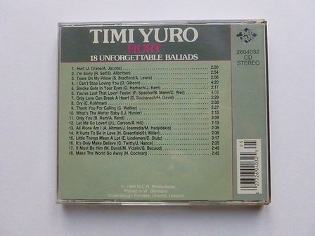 Timi Yuro - Hurt