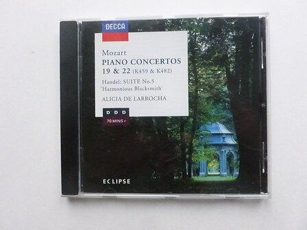 Mozart pianoconcerto 22 / Handel suite 5 - Alicia de Larrocha