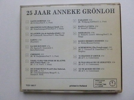 25 Jaar Anneke Gr&ouml;nloh