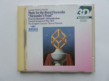 Handel - Music for the Royal Fireworks / Trevor Pinnock