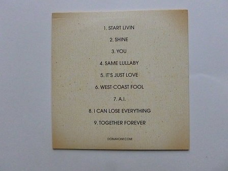 Donavon Frankenreiter - Start Livin (gesigneerd)