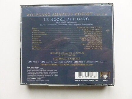 Mozart - Le Nozze di Figaro / Sigiswald Kuijken (3 CD)