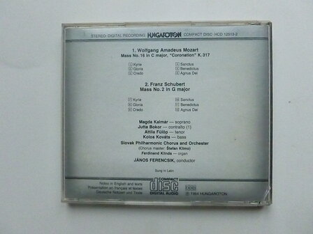 Mozart - Mass / Janos Ferencsik