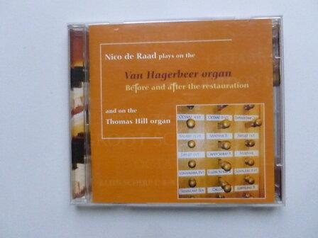 Nico de Raad plays on the Van Hagerbeer Organ (2 CD)