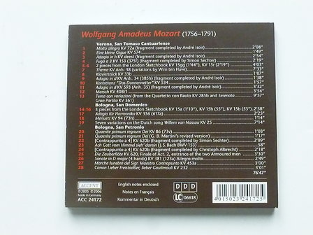 Mozart - on Italian Organs / Liuwe Tamminga