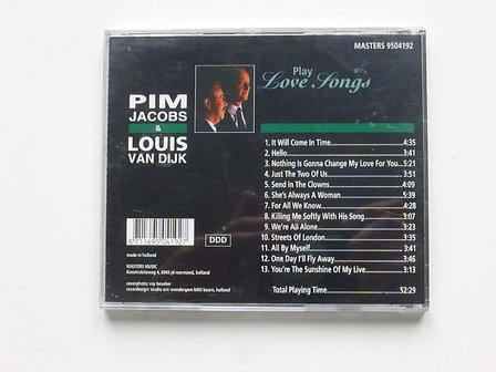 Pim Jacobs &amp; Louis van Dijk play Love Songs
