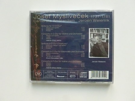 Josef Myslivecek - Camerata Amsterdam / Jeroen Weierink (nieuw)