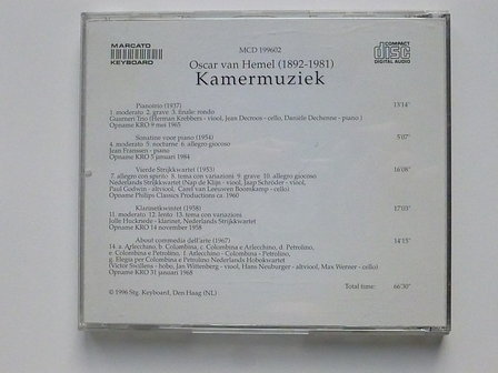 Oscar van Hemel - Kamermuziek
