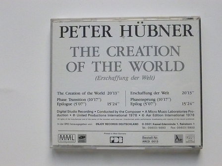 Peter H&uuml;bner - The Creation of the World