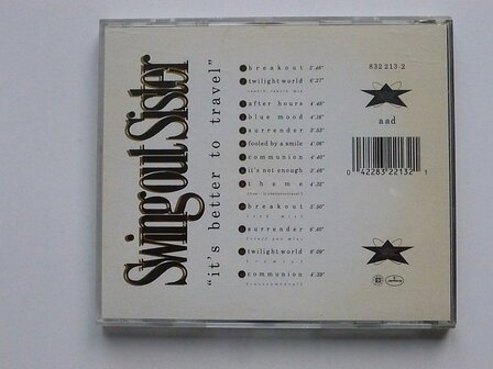 Swing out Sister - It&#039;s better to  travel