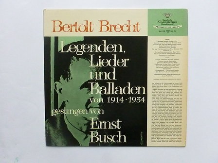 Ernst Busch singt Bertolt Brecht (LP)