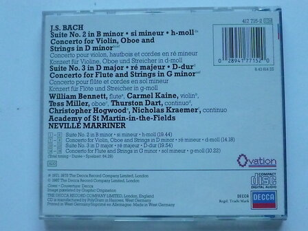 Bach - Suites 2 &amp; 3 / Neville Marriner