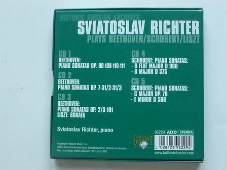 Sviatoslav Richter - Historic Russian Archives (5 CD)