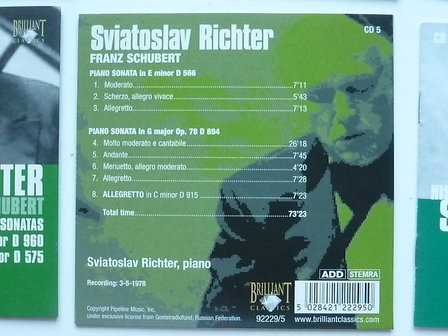 Sviatoslav Richter - Historic Russian Archives (5 CD)