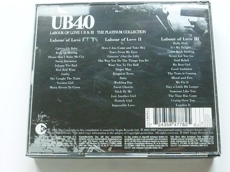 UB40 - Labour of Love 1,II &amp; III / The platinum Collection (3 CD)
