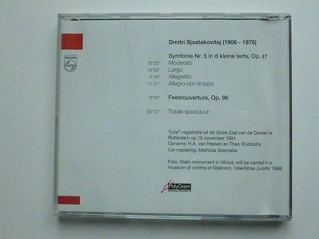 Sjostakovitsj - Symfonie 5 / Philips Orkest Vereniging