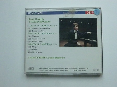 Haydn - 3 Piano Sonatas / Andras Schiff
