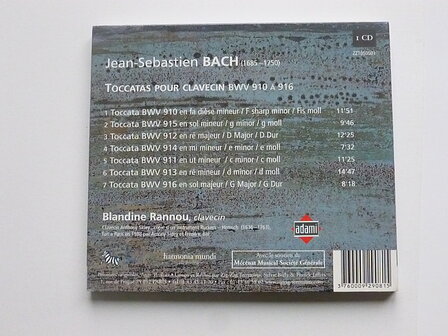 Bach - Toccatas pour Clavecin / Blandine Rannou