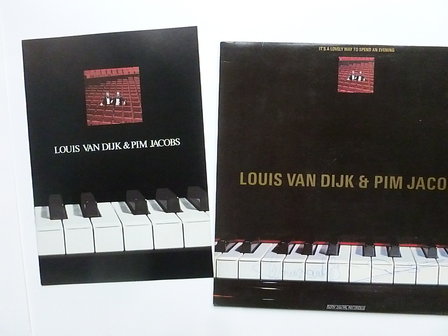 Louis van Dijk &amp; Pim Jacobs - it&#039;s a lovely way (LP) gesigneerd