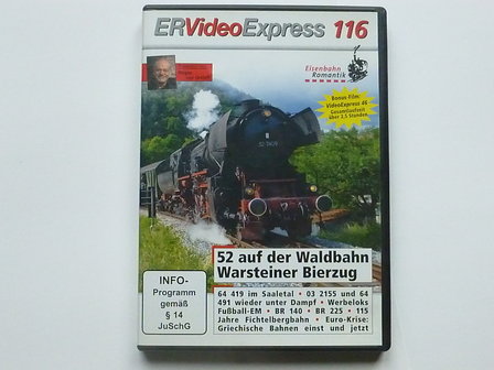 ER Video Express 116 /52 auf der Waldbahn Warsteiner Bierzug (DVD)