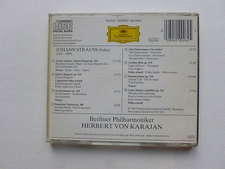 Johann Strauss - An der sch&ouml;nen blauen donau / Karajan