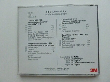 Ton Koopman - organist, klavenist, dirigent