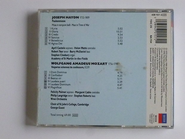 Haydn - Paukenmesse / George Guest