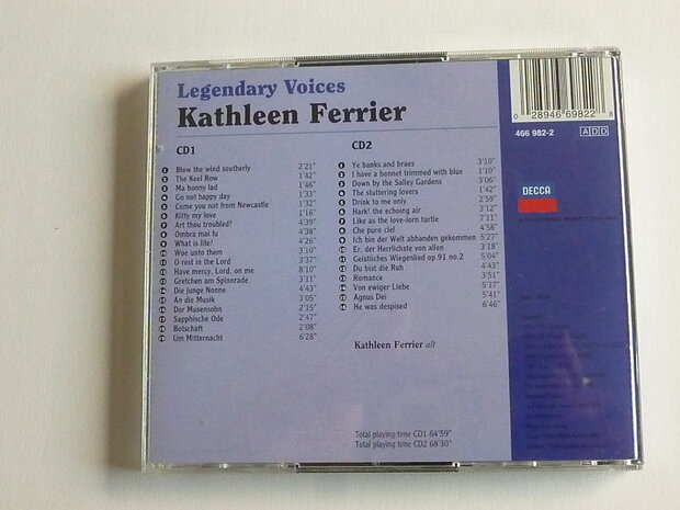 Kathleen Ferrier - Legendary Voices (2 CD)