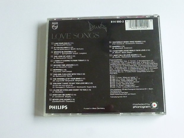 Dusty Springfield - Love Songs