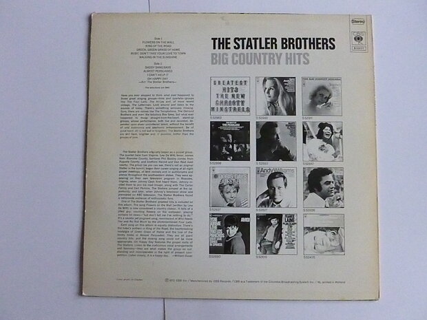 The Statler Brothers - Big Country Hits (LP)