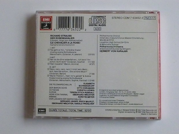 R.Strauss - Der Rosenkavalier / Karajan