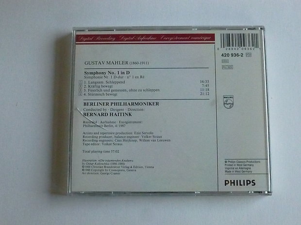 Mahler - Symphony 1 / Bernard Haitink
