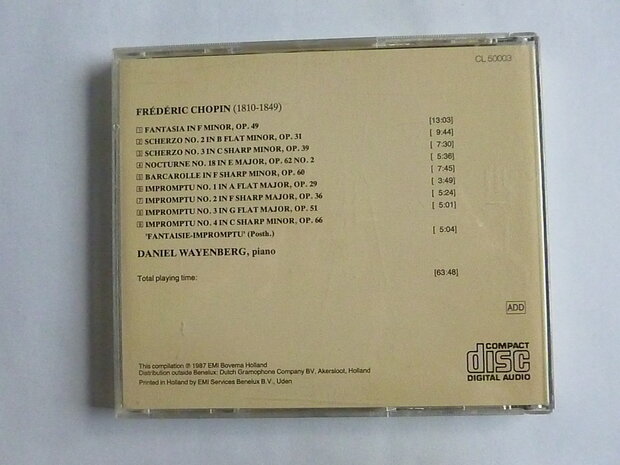 Daniel Wayenberg speelt Chopin