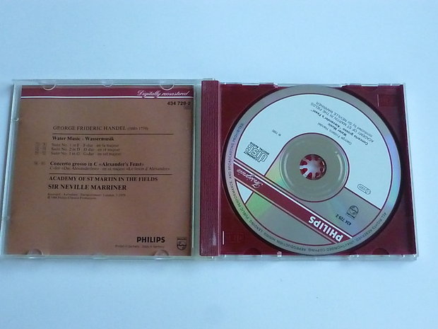 Handel - Water Music / Sir Neville Marriner