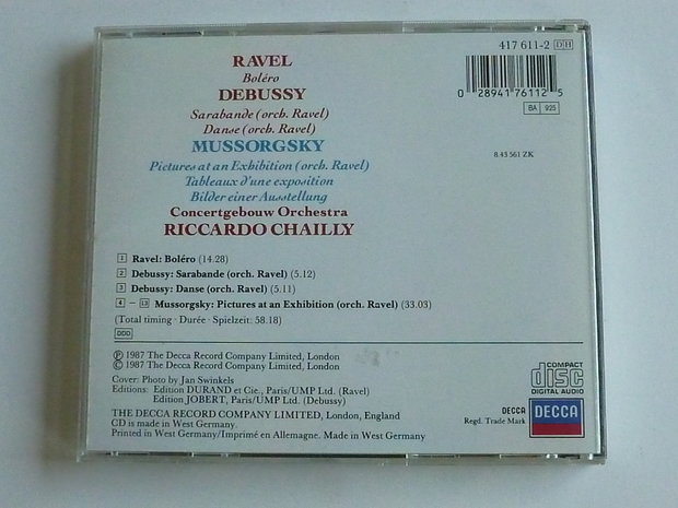 Ravel, Debussy, Mussorgsky - Riccardo Chailly