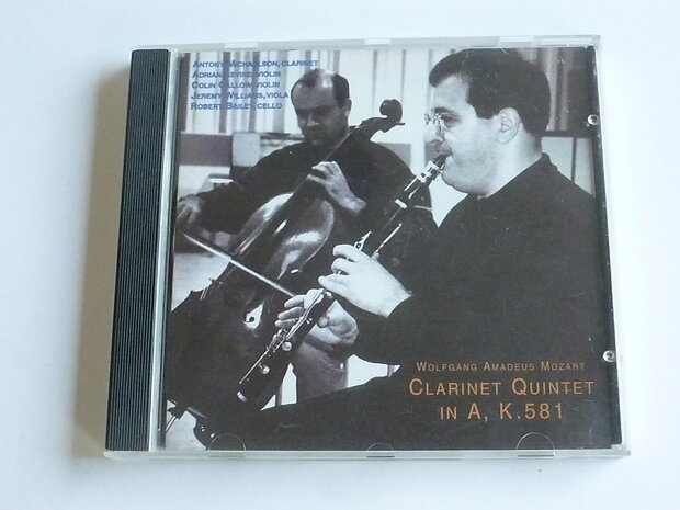 Mozart - Clarinet Quintet / Antony Michaelson (gesigneerd)