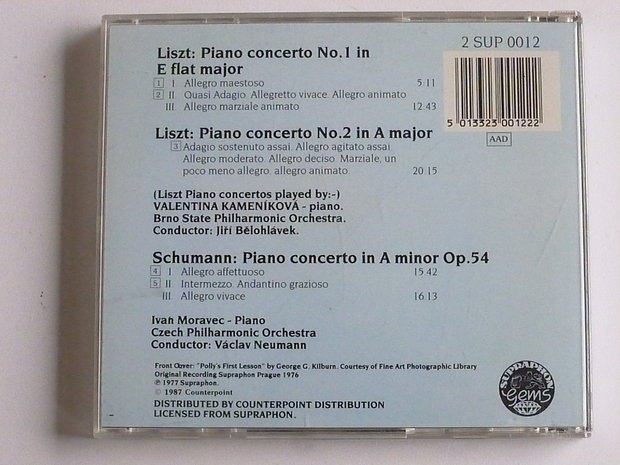 Liszt - Piano Concerto 1,2 / Vaclav Neumann
