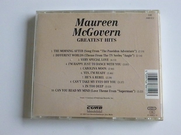 Maureen McGovern - Greatest Hits