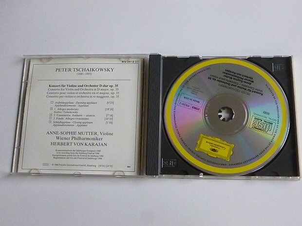 Tschaikowsky - violinkonzert / Anne sophie Mutter, Karajan