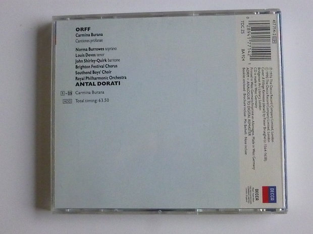 Orff - Carmina Burana / Antal Dorati